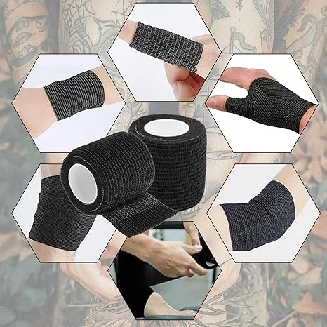 self-adhesive tattoo wrap applications